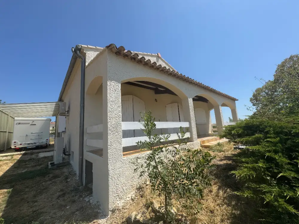 Maison individuelle après stabilisation des fondations par micropieux, Gard